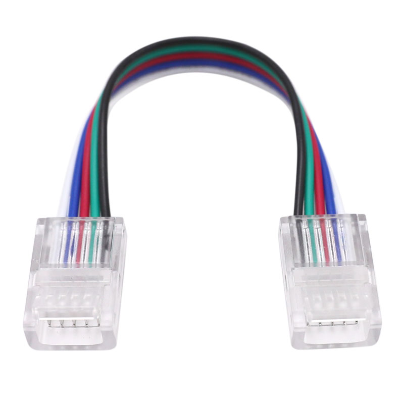 5 Pin LED Strip Extension Connector - Strip to Strip - For RGBW SMD LED Strip 5 Pin LED Strip Extension Connector - Strip to Strip - For RGBW SMD LED Strip